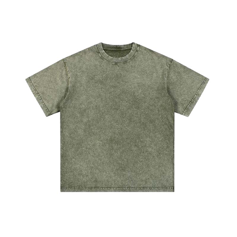 Wholesale Vintage Washed Cotton Oversized T-Shirt
