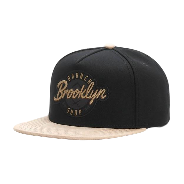 Wholesale Custom Retro Men Cotton Snapback Cap - Embroidered Flat Bill Baseball Hat