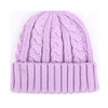Warm Cable Knit Beanie Hat for Winter – Soft Acrylic Slouchy Skull Cap