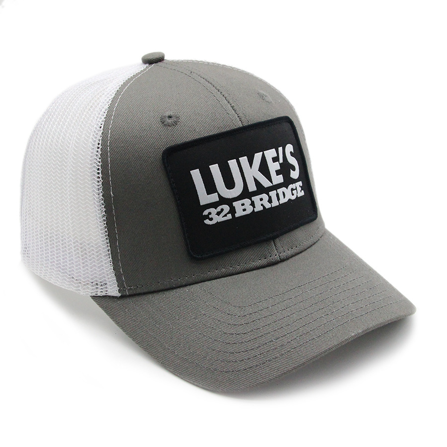 Classic Retro Embroidered Patch Trucker Hat Mesh Back Snapback Cap