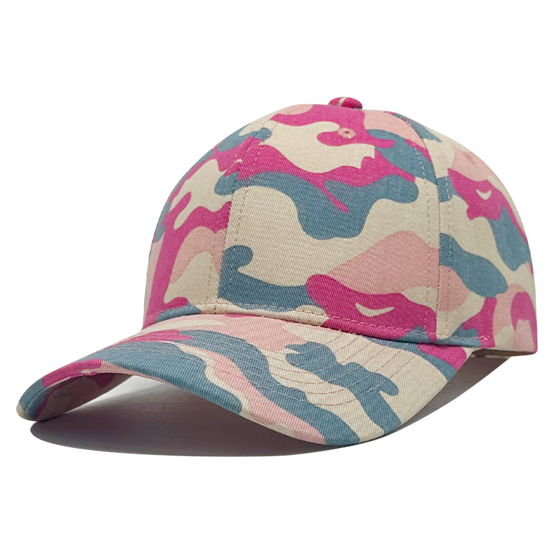 Bulk Custom Unisex Retro Camouflage Dad Hats - Wholesale Adjustable Caps