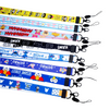 Kawaii Cartoon Lanyard, Cute Bear & Bunny Print Neck Strap for ID Badge, Phone & Keys