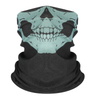 Custom Polyester Skull Print Seamless Bandana for Outdoor Activities