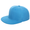 Plain Flat Brim Baseball Cap | Adjustable Structured Snapback Hat
