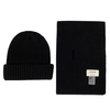 Ribbed Knit Beanie & Scarf Set – Winter Warm Matching Hat Scarf Combo