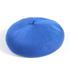 Wholesale Custom Women Solid Color Knit Beret Hat - Soft Warm Headwear