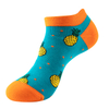 Wholesale Custom Non-Slip Cotton Jacquard Boat Ankle Socks 