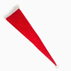 Wholesale Custom Long Tail Santa Hat Plush Red Poolyester Christmas Hat for Holiday Events