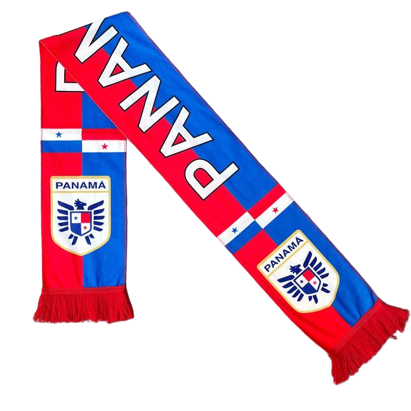 Wholesale Custom Acrylic Printed Sports Fan Scarf With Tassels
