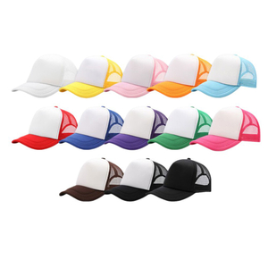 Men Classic Polyester Foam 5-Panel Trucker Hats - Wholesale Mesh Baseball Caps