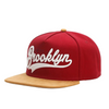 Wholesale Custom Retro Men Cotton Snapback Cap - Embroidered Flat Bill Baseball Hat