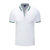 Men Classic White Cotton Business Polo Shirt Cotton Sports Tee