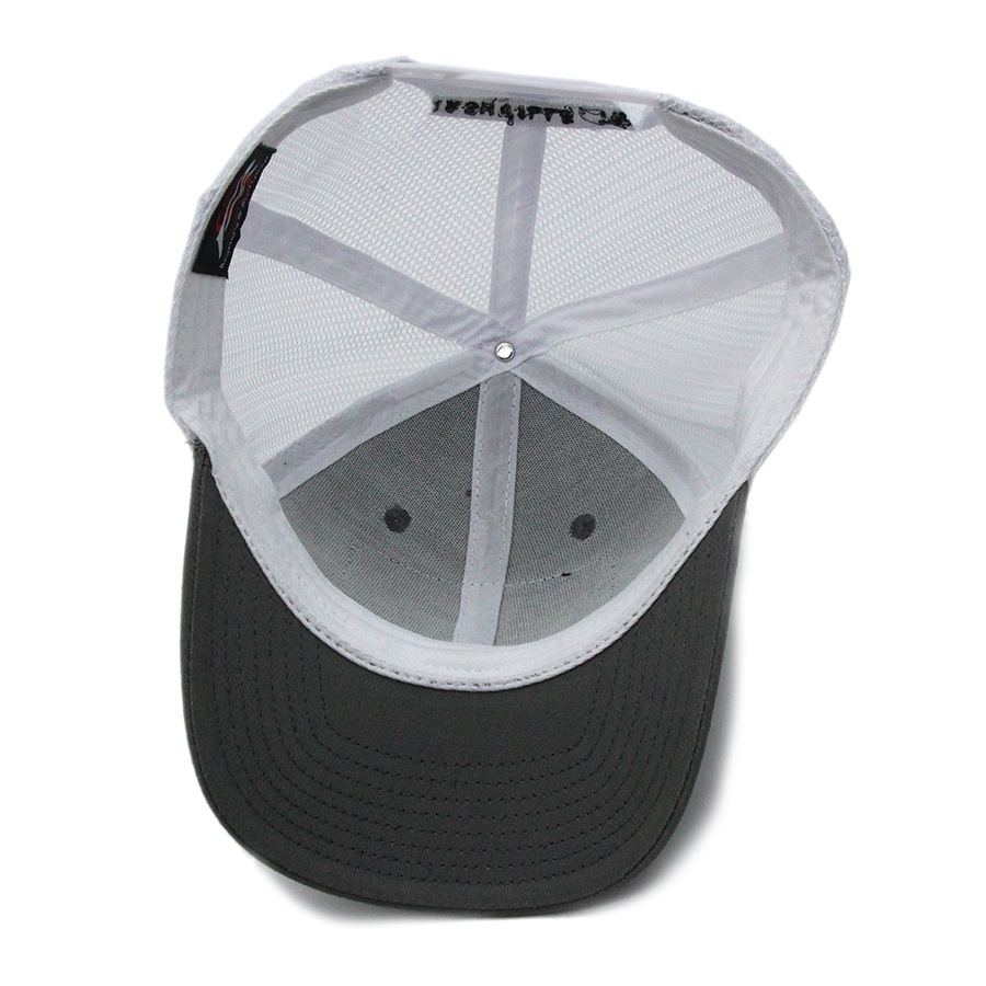 Classic Retro Embroidered Patch Trucker Hat Mesh Back Snapback Cap