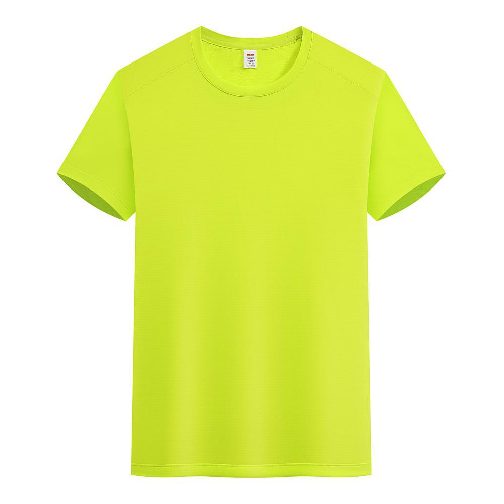 Men's Women's Light Blue Quick Dry Crew Neck T-Shirt Athletic Workout Top