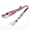 Kawaii Cartoon Lanyard, Cute Bear & Bunny Print Neck Strap for ID Badge, Phone & Keys