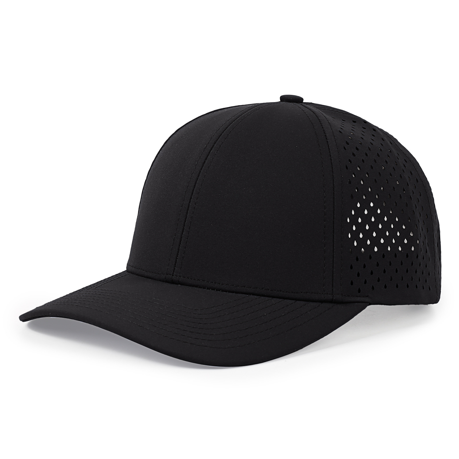 Breathable Laser Perforated Sport Cap Athletic Sun Hat for Outdoor Activities
