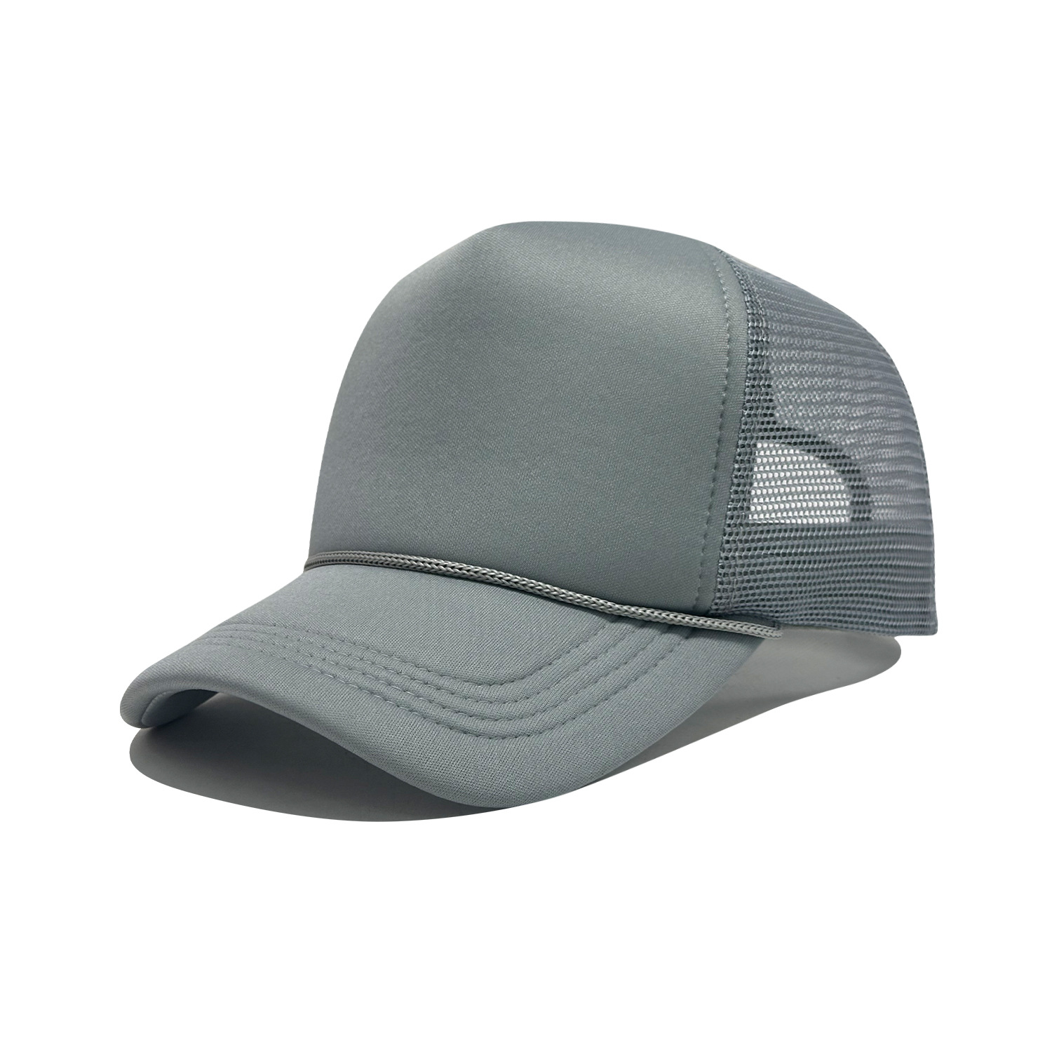 Custom Embroidered Foam Trucker Cap - High Quality Mesh Back Hat 