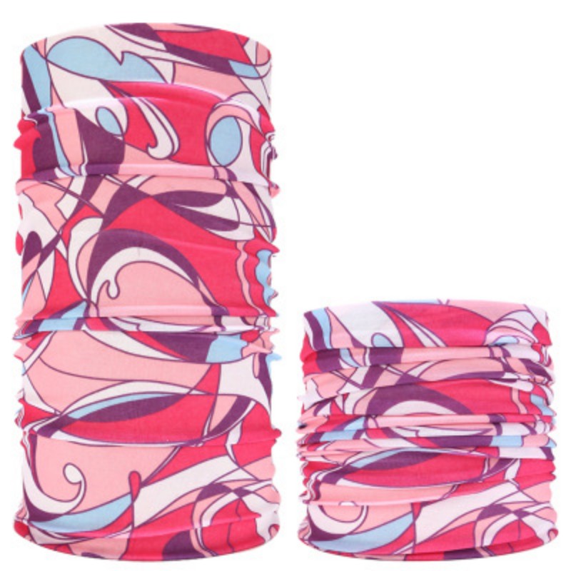 Breathable Seamless Bandana with Colorful LOVE & Heart Pattern for Men & Women