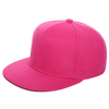 Plain Flat Brim Baseball Cap | Adjustable Structured Snapback Hat