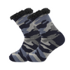 Wholesale Unisex Cozy Thick Thermal Socks | Fair Isle Knit with Sherpa Cuff for Cold Weather