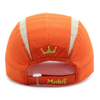 Wholesale Custom Orange 5-Panel Mesh Cap Breathable Golf Baseball Hat
