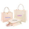 Wholesale Customizable Canvas Shopping Tote Bag, Plain Blank Cotton Tote Bag for Brand Logo Embroidery Printing