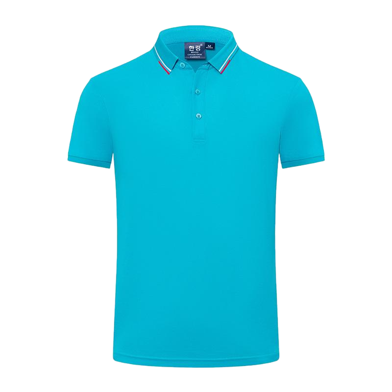 Custom Embroidered Men's Polo Shirt – Short Sleeve Business Casual Polo for Wholesale Bulk Orders