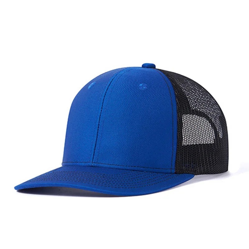 Wholesale Blank Trucker Hats - High Quality Cotton Front Mesh Back Snapback Caps