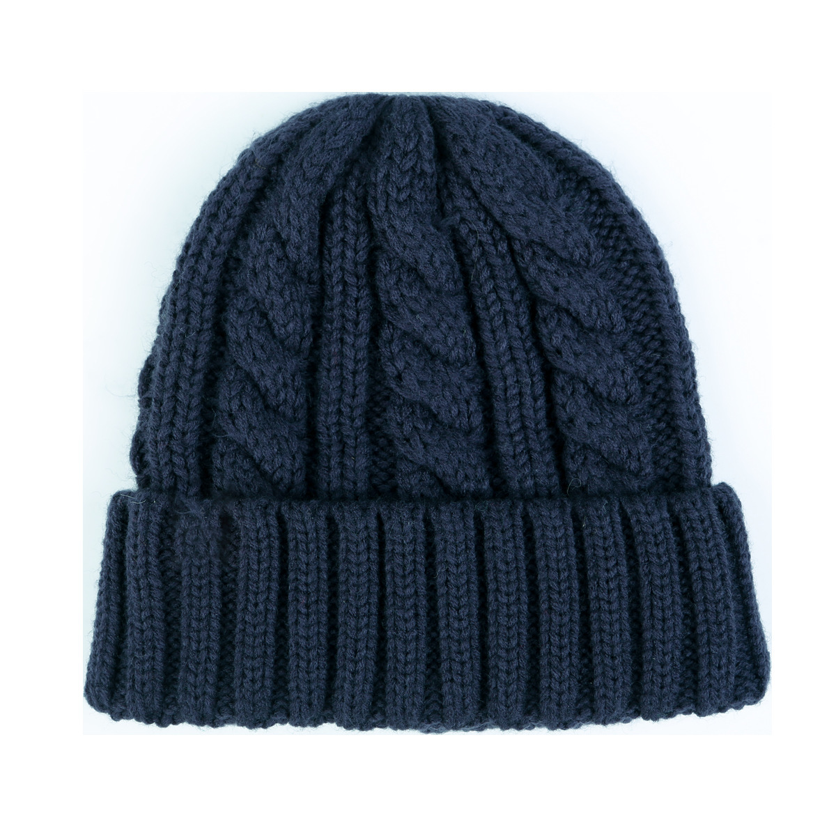 Warm Cable Knit Beanie Hat for Winter – Soft Acrylic Slouchy Skull Cap