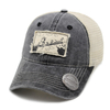 Vintage Washed Denim Trucker Hat Featuring Snoopy Patch 