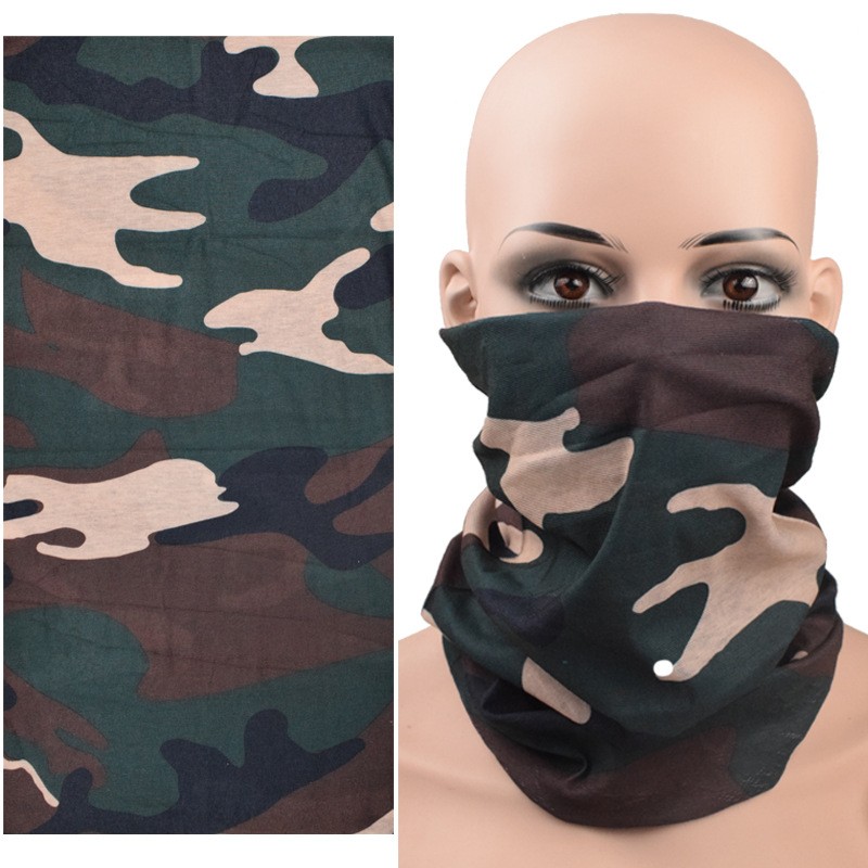 Wholesale Unisex Outdoor Camouflage Tube Scarf -Multi-Use Camo Neck Gaiter