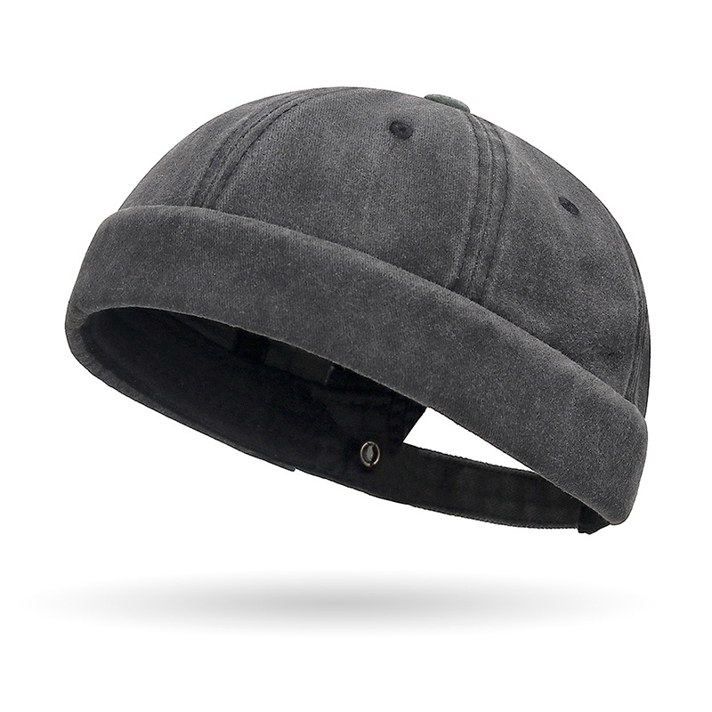 Custom Logo Vintage Soft Washed Cotton Docker Cap 
