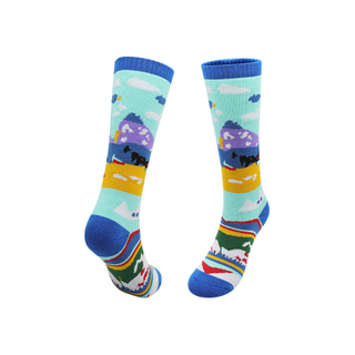 Wholesale Custom Children Cute Cartoon Cotton Sports Breathable Crew Socks