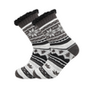 Wholesale Unisex Cozy Thick Thermal Socks | Fair Isle Knit with Sherpa Cuff for Cold Weather