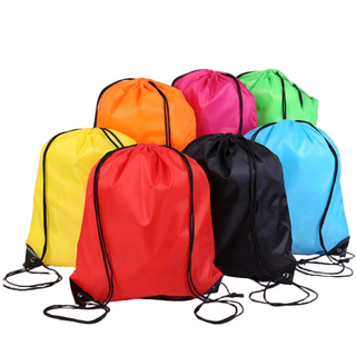 Custom Bulk Polyester Drawstring Bag Custom Logo Printed Sports Sack Pack