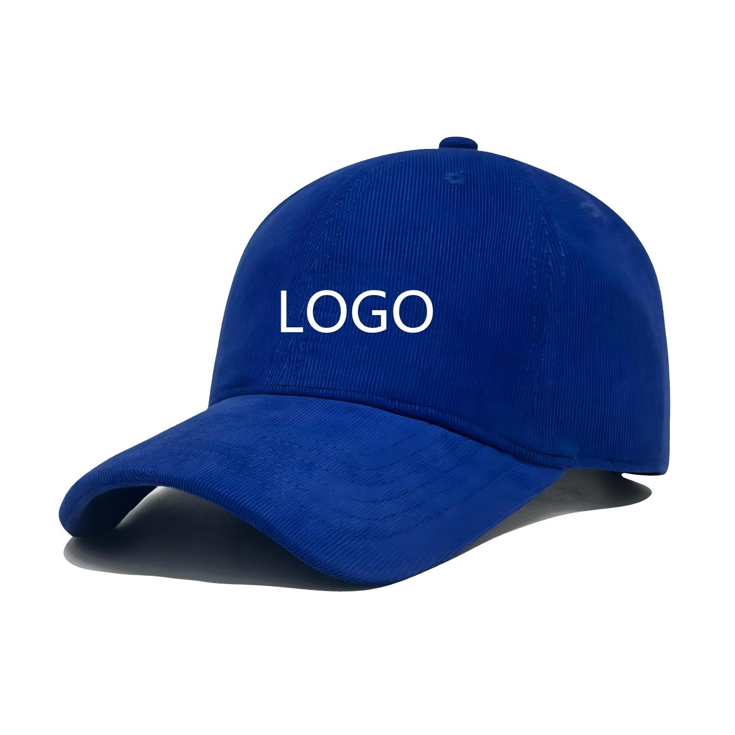 Custom Corduroy Baseball Cap Wholesale Unstructured Soft Cord Dad Hat
