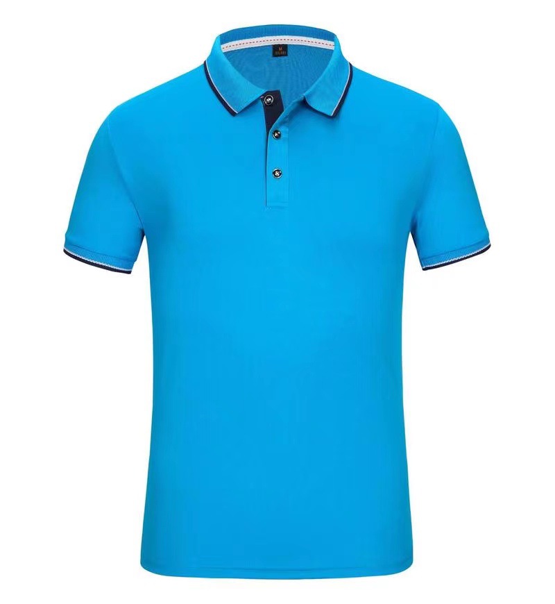 Custom Men Quick-Dry Short Sleeve Polo Shirt - Bulk Order with Neon Accents for Teams