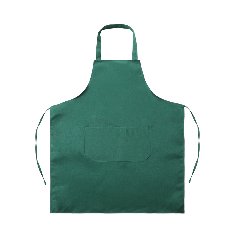 Wholesale Solid Color Cotton Cooking Aprons with Pocket - In Stock Commercial Grade for Catering & Kitchen Staff