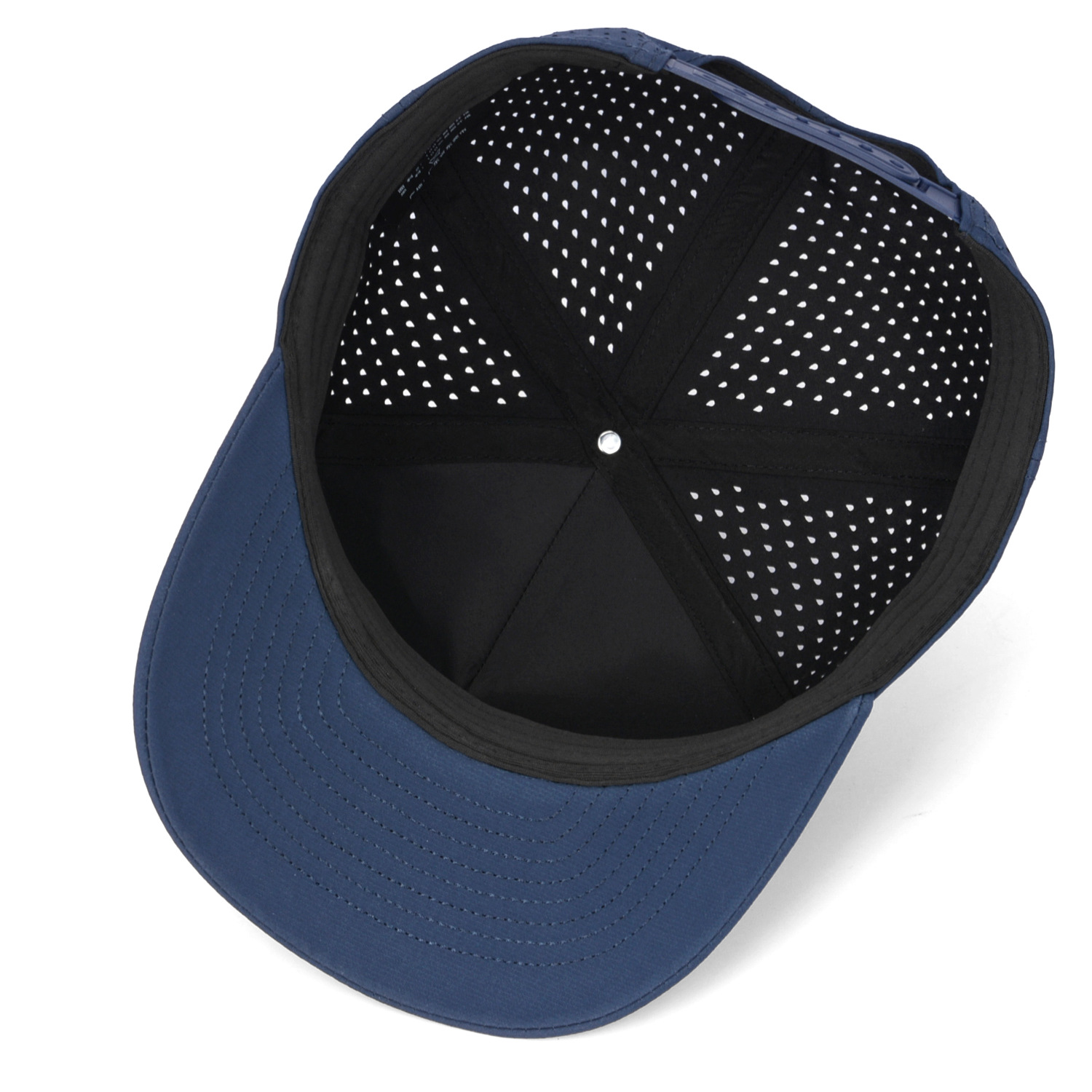 Custom Logo Laser Cut Ventilated Trucker Hat, Polyester Lightweight Quick Dry Athletic Baseball Cap 