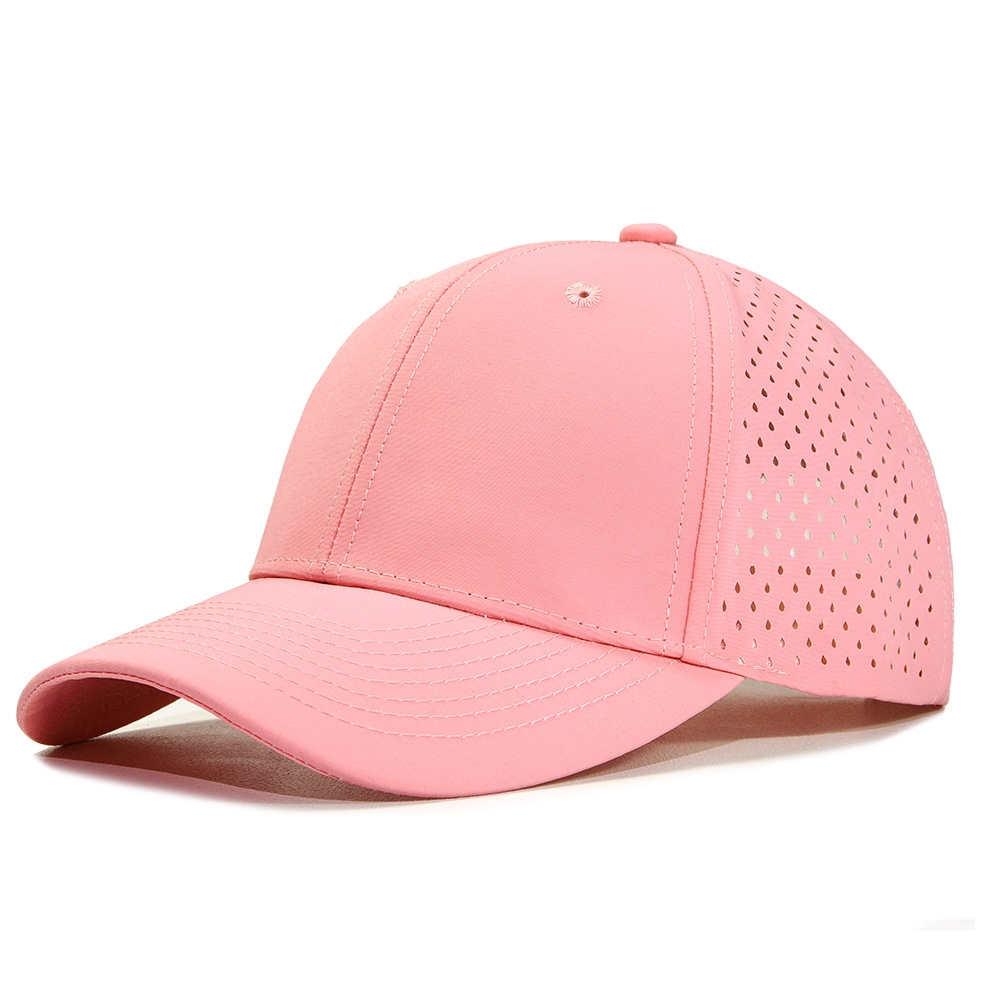 Lightweight Quick Dry Polyester Baseball Hat with Perforated Ventilation for Men & Women