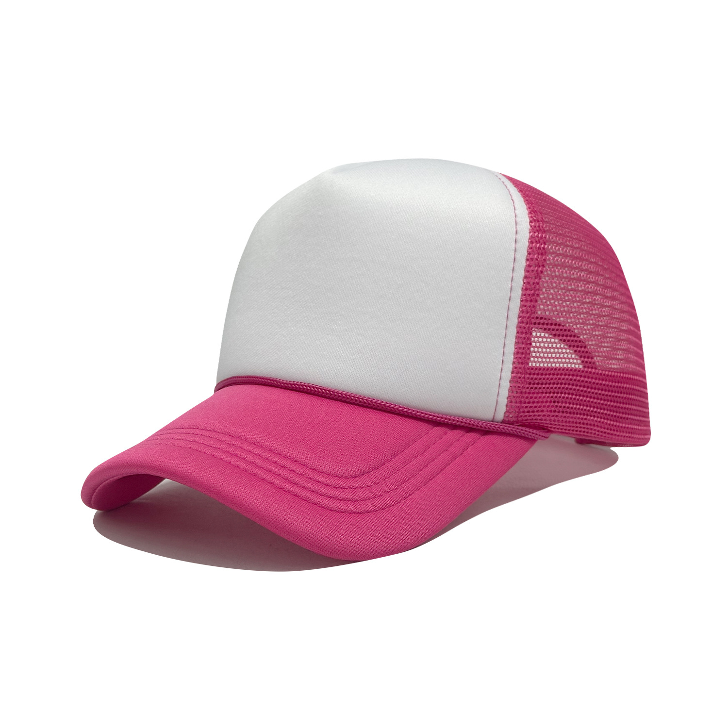 Custom Embroidered Foam Trucker Cap - High Quality Mesh Back Hat 