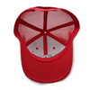 Wholesale Custom Embroidered Red Mesh Trucker Cap - Men Sports Headwear