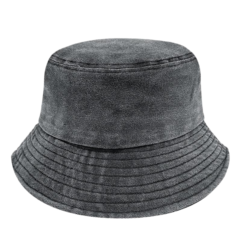 Vintage Washed Denim Fisherman Hat for Men & Women