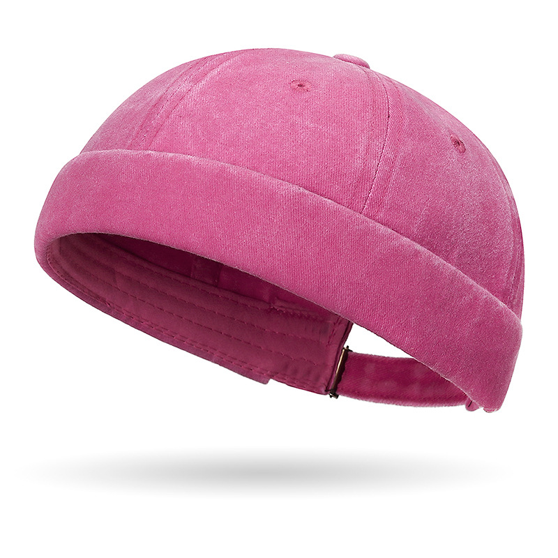 Classic Washed Cotton Brimless Cap - Custom Logo Wholesale Docker Hat