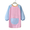 Waterproof Kids Painting Smock | Long Sleeve Toddler Art Apron with Pocket for Messy Play